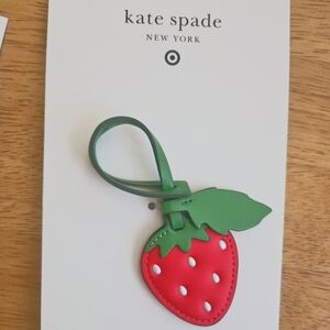 kate spade x Target Strawberry Bag Charm Keychain